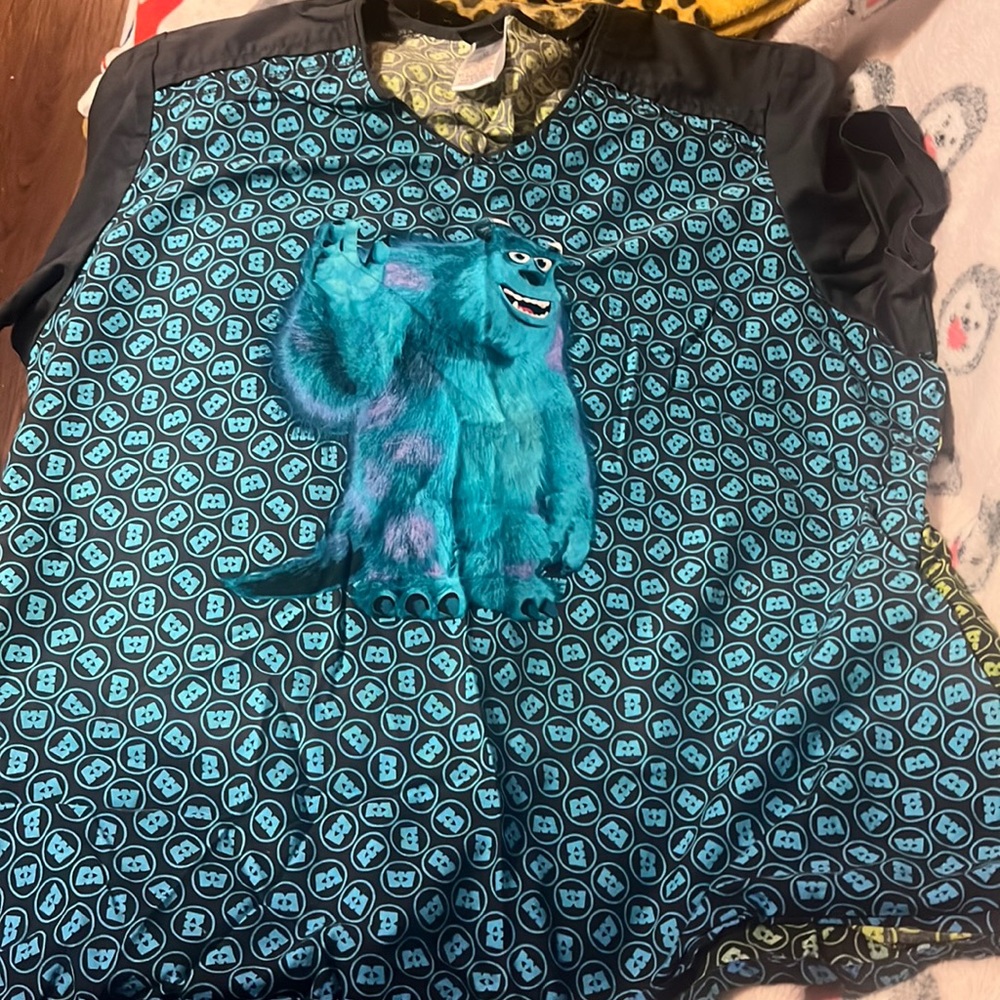 Monsters inc scrub top